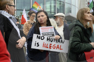 "Refugees Welcome" Counterdemonstration In Warsaw.