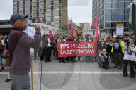 "Refugees Welcome" Counterdemonstration In Warsaw.