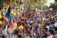  Pride 2025 In Barcelona For The LGBTIQ+ Community.
