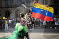 Pride Day Demonstration In Barcelona, Spain.