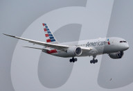 American Airlines Boeing 787-8 Dreamliner Landing At Barcelona Airport