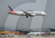 American Airlines Boeing 787-8 Dreamliner Landing At Barcelona Airport