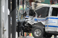 Two People Were Killed When An Out-of-control Car With Stolen License Plates Vaulted Onto A Bustling Chinatown Sidewalk Saturday Morning At Canal Street And Bowery Street