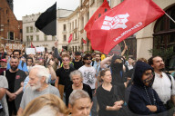 Stop Immigration Picket In Krakow