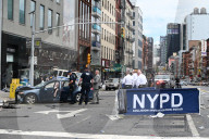 Two People Were Killed When An Out-of-control Car With Stolen License Plates Vaulted Onto A Bustling Chinatown Sidewalk Saturday Morning At Canal Street And Bowery Street