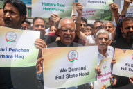 Congress Protests In Srinagar To Push For Statehood Restoration