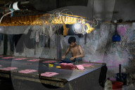 Underage Workers In A Local Printing Factory 