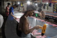 Underage Workers In A Local Printing Factory 