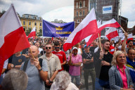 Anti Immigration Protest In Krakow, Poland