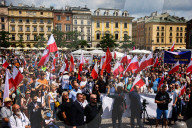 Anti Immigration Protest In Krakow, Poland