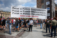 Anti Immigration Protest In Krakow, Poland