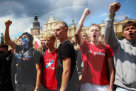 Anti Immigration Protest In Krakow, Poland