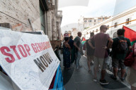 Rally In Solidarity With Francesca Albanese In Rome