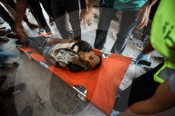 Aftermath of Israeli Strike In Gaza