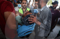 Aftermath of Israeli Strike In Gaza