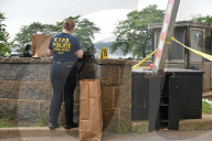 Off Duty Border Patrol Agent Wounded In A Shooting At Fort Washington Park Near The George Washington Bridge In New York City