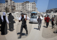 Aftermath of Israeli Strike In Gaza