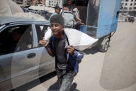 Aftermath of Israeli Strike In Gaza