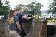 Off Duty Border Patrol Agent Wounded In A Shooting At Fort Washington Park Near The George Washington Bridge In New York City
