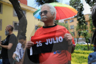Protest Against The Removal Of Statues Of Cuban Revolutionary Leaders