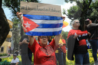 Protest Against The Removal Of Statues Of Cuban Revolutionary Leaders