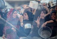 Food Distribution In Gaza, Palestine
