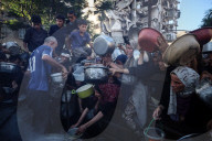Food Distribution In Gaza, Palestine
