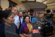 Former Nepali President Bidhya Devi Bhandari Visit UML Office, Hold Talks With PM KP Sharma Oli As She Plans To Make Political Comeback