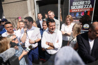 The Inauguration Of The New Section Of The Lega Political Party In Milan