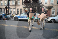 Evidence Is Collected And A Memorial Is Held Following A Tragedy Where A Man Stabbed His Wife And Two-year-old Daughter To Death And Wounds Himself In A Domestic Related Murder-suicide Attack At 63-35 Forest Avenue