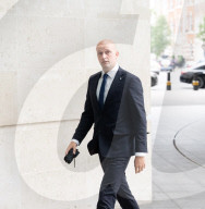 Guests arrive for Sunday with Laura Kuenssberg at the BBC, Broadcasting House, London, UK. 