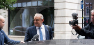 Guests depart Sunday with Laura Kuenssberg at the BBC, Broadcasting House, London, UK. 