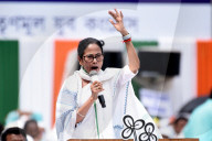 West Bengal Chief Minister Mamata Banerjee Addresses A Rally To Commemorate Martyrs Day