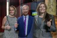 Reform Press Conference in London, UK.