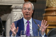 Reform Press Conference in London, UK.