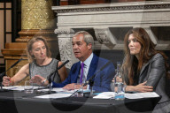Reform Press Conference in London, UK.