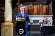 Reform UK Press Conference in Westminster,  London, UK.