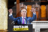 Reform UK Press Conference in Westminster,  London, UK.