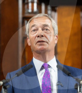 Reform UK Press Conference in Westminster,  London, UK.