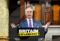 Reform UK Press Conference in Westminster,  London, UK.