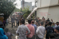 Air Force Jet Crash At Milestone College Kills 20 In Dhaka