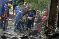 Plane Crashes In Dhaka