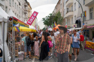 Newspaper TAZ At Lesbian And Gay City Festival In Berlin 2025