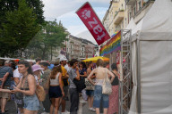 Newspaper TAZ At Lesbian And Gay City Festival In Berlin 2025