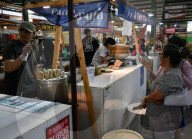 Indonesian Traditional Food  Market In Malang City