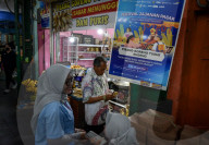 Indonesian Traditional Food  Market In Malang City