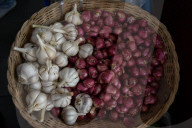 Indonesian Traditional Food  Market In Malang City