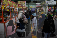 Indonesian Traditional Food  Market In Malang City