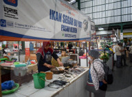 Indonesian Traditional Food  Market In Malang City