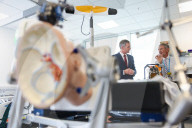 Secretary of State Peter Kyle visits Southmead Hospital in Bristol